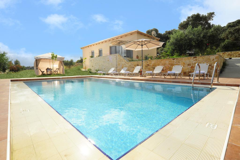 Kivotos Villa Private Pool Maroulas Bagian luar foto